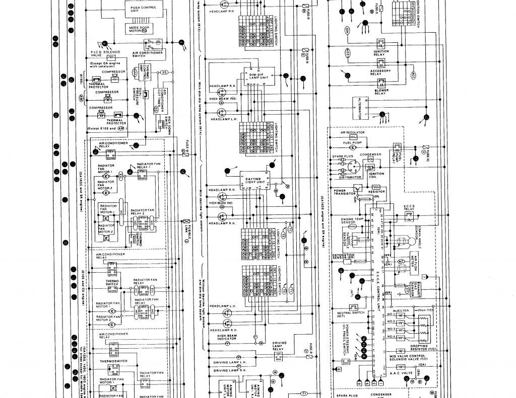 Nissan pulsar n14 wiring diagram